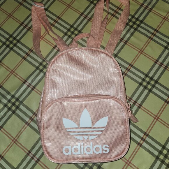 ADIDAS Originals Santiago Pink Mini Backpack - PINK Tillys LIKE NEW - Picture 2 of 12